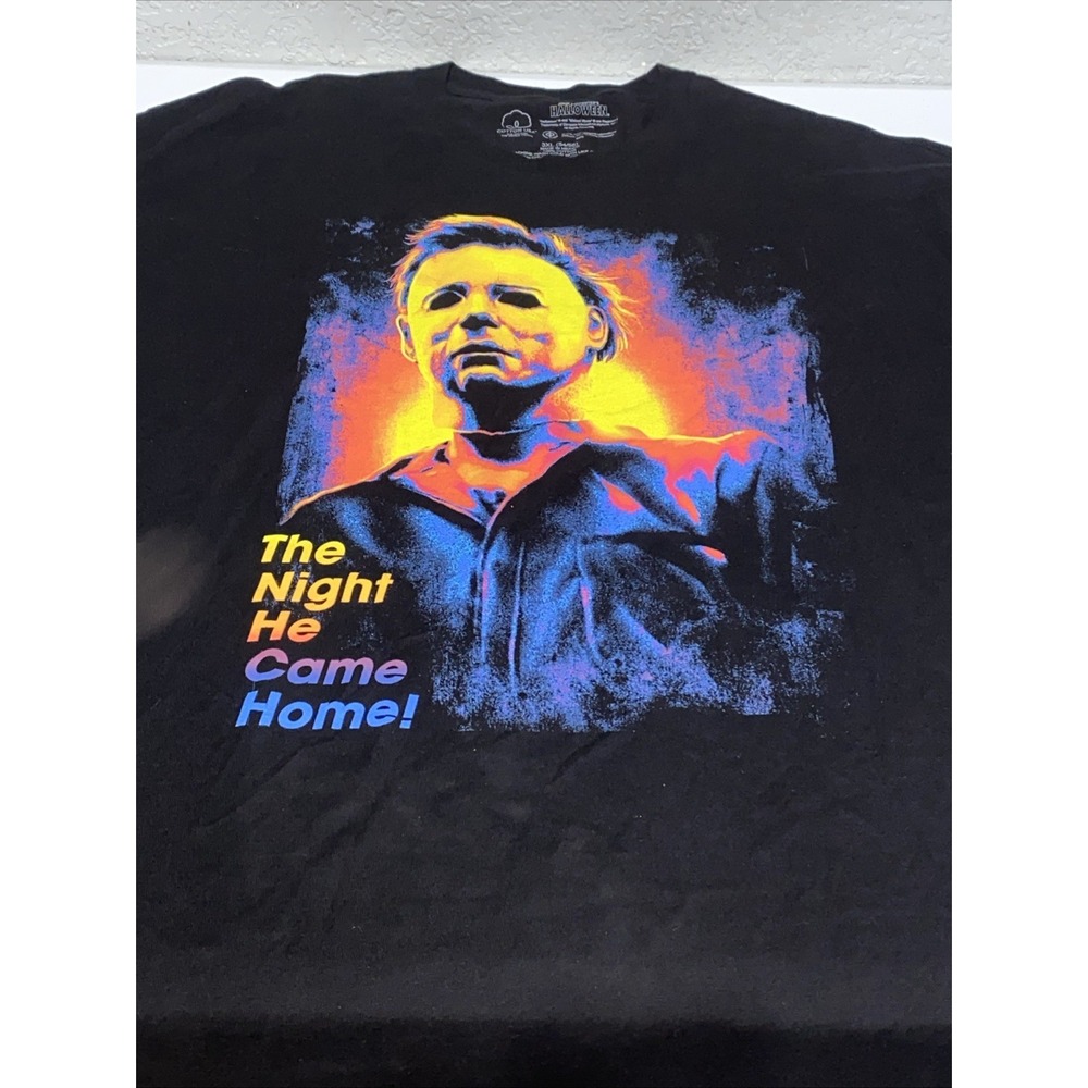 John Carpenter's Halloween T-shirt Michael Myers The Night He Came Home 3XL
